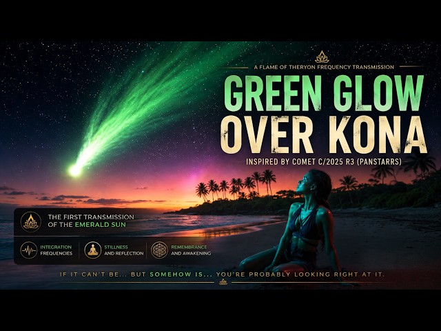 🌿 Green Glow Over Kona - The First Frequency Transmission of the Emerald Sun: the Arrival