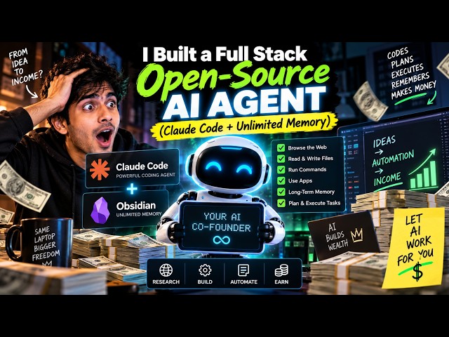 I Built a Full Stack Open-Source AI Agent (Claude Code + Unlimited Memory)