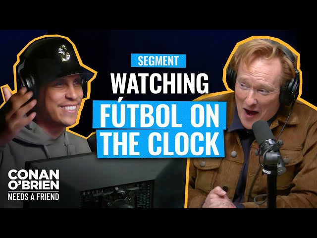 Conan Catches His Audio Engineer Watching Fútbol On The Job | Conan O'Brien Needs A Friend
