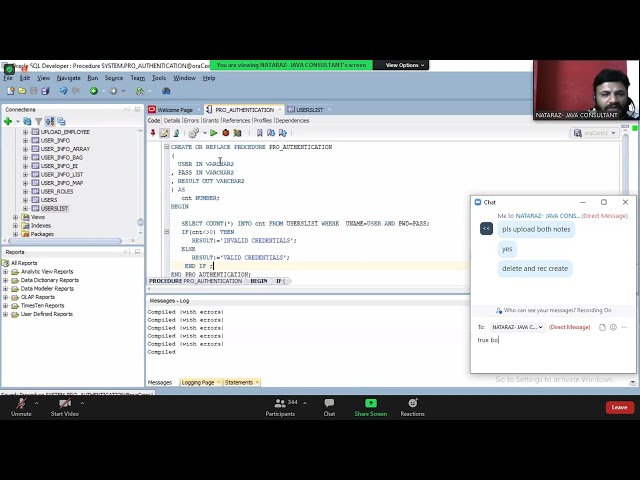 102 NTSPBMS615 Calling PL SQL Procedures and functions Jan 20th