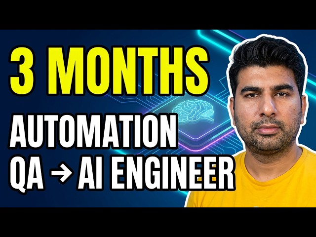 The AI Pivot Ep 2: Automation QA → AI Engineer in 3 Months (You're Closer Than You Think)