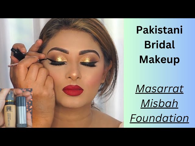 Pakistani Bridal Makeup | Masarrat Misbah Foundation | Kryolan Tv Paint Stick