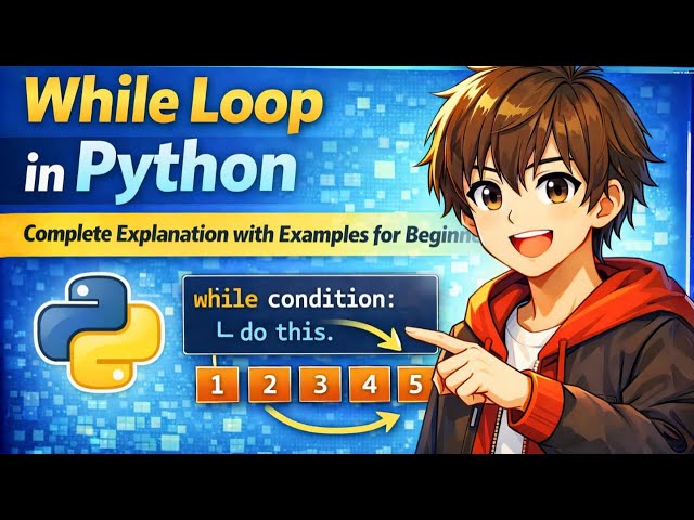 While Loop in Python | Complete Explanation with Examples for Beginners