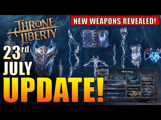 Throne & Liberty NEW UPDATE: Archboss Weapons, Decisive Fix and Leaked Skill effects!