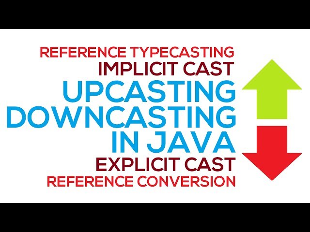 61 - UpCasting and DownCasting in Java (Hindi/Urdu)