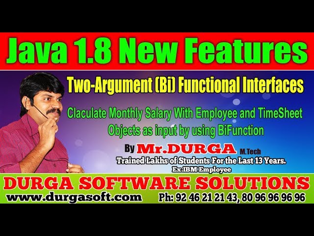 Java 8 ||  Claculate Monthly Salary With Employee and TimeSheet Objects as input by using BiFunction