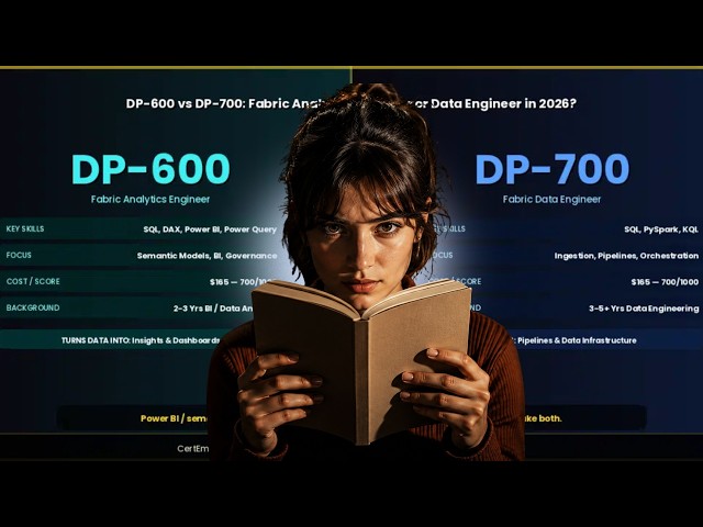 DP-600 vs DP-700: Best Microsoft Fabric Certification for 2026?