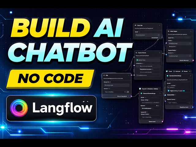 Build AI Document Chatbot with Langflow (No Code Workflow)