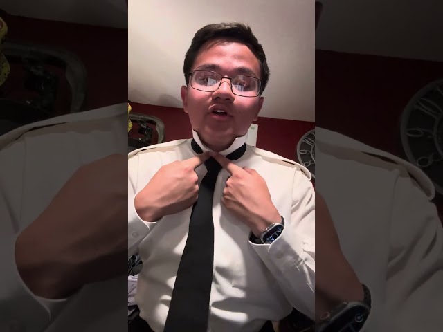 How to make the Service Dress Blues Tie - NJROTC