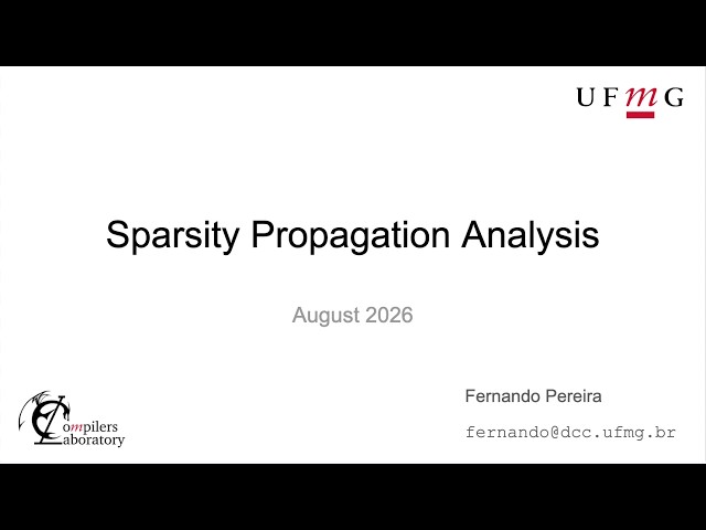 The Design and Development of Tensor Compilers at UFMG – Part 4