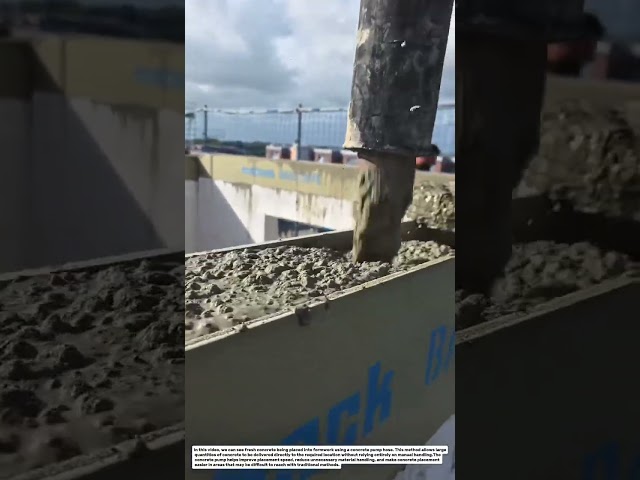 Concrete Pumping Into Formwork — A Fast and Efficient Construction Method.