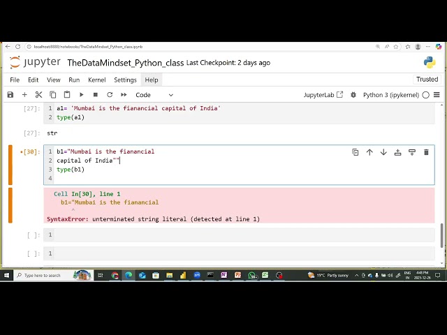 String functionality and List in Python