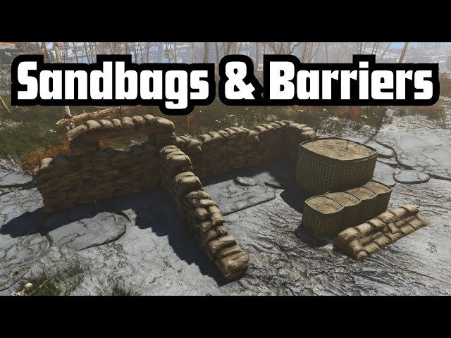 Barriers & Sandbags New FORTIFIED  Verified Fallout 4 Creation