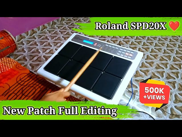 New Patch Full Editing || Roland SPD20X Octapad || @octapadbikiofficial