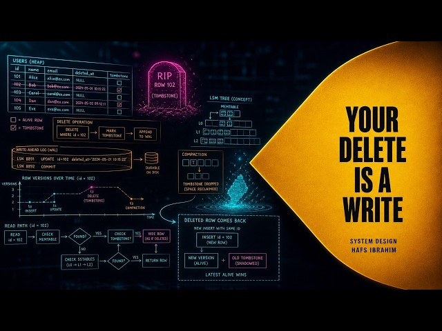 Database Tombstones: Why Deleting a Row Writes More Data