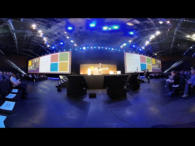 4K 3D 360° VR Microsoft Future Decoded Empowering Keynote 01.11.17  featuring Gary Neville !
