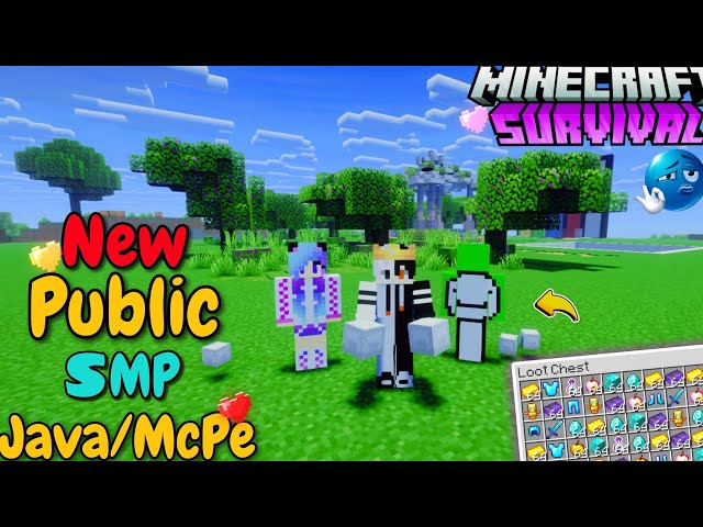 🔥 New Best Free Public Survival SMP Minecraft 🤯 | Java + PE | All Versions | Anyone Can Join 🌲