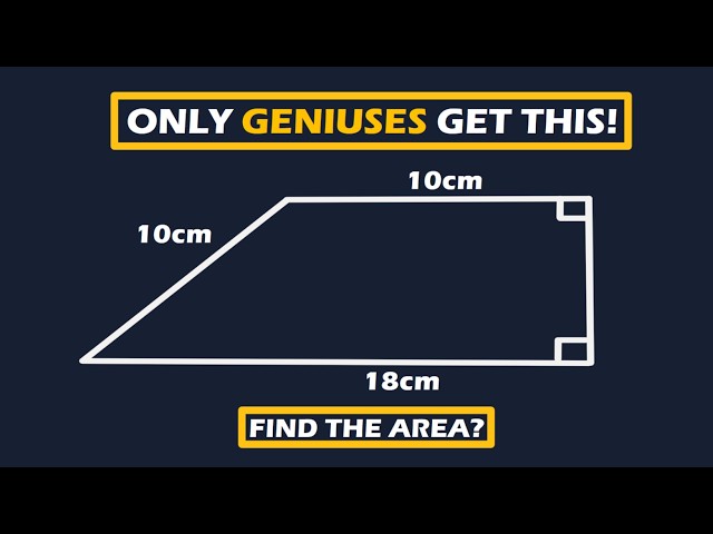 Can You Find the Area of This Trapezium?
