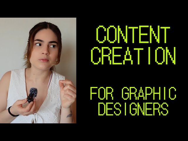 HOW TO CREATE CONTENT AS A GRAPHIC DESIGNER (?)