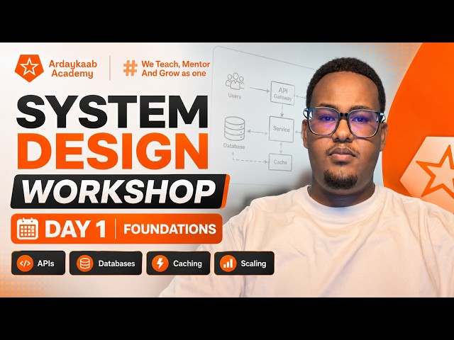 System Design Foundations for Developers | APIs, Databases, Caching & Scaling Basics