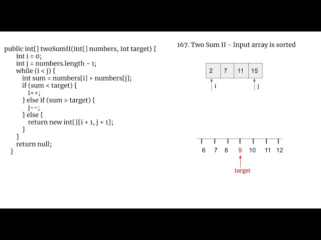 [LeetCode]167. Two Sum II - Input array is sorted 中文 & K Sum模板