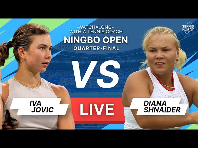 JOVIC vs SHNAIDER - Ningbo Open 2026 - Quarter-Final - Tennis Watchalong