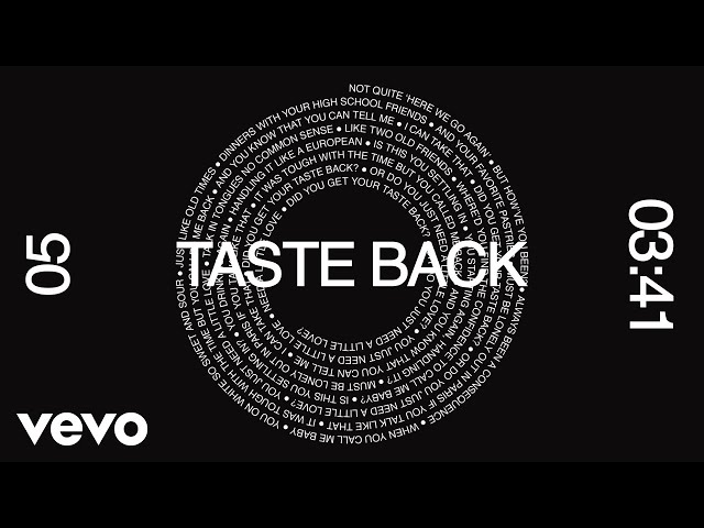 Harry Styles - Taste Back (Official Lyric Video)