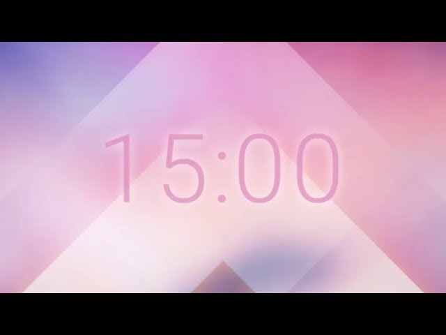 15 Minute Timer with Productivity Music