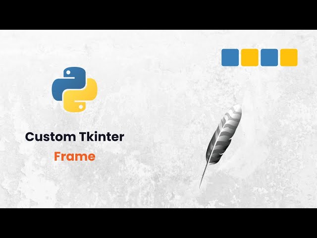 How to Use Frames in CustomTkinter | Organize Your Python GUI Like a Pro