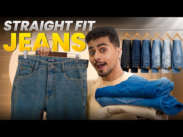 🔥Why are STRAIGHT FIT better? | Top 5 Straight/Relaxed Fit Jeans under 1000