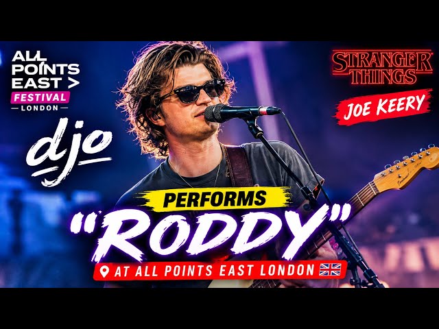 Joe Keery Performs “Roddy” as Djo at All Points East London! 🔥🇬🇧 | Stranger Things Star LIVE