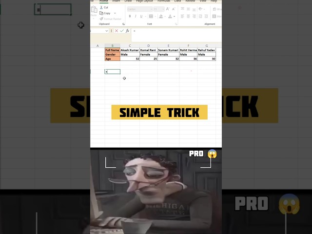 How to TRANSPOSE Data in excel #excel #exceltips #exceltutorial #shortsfeed #shortcutkeys #shorts