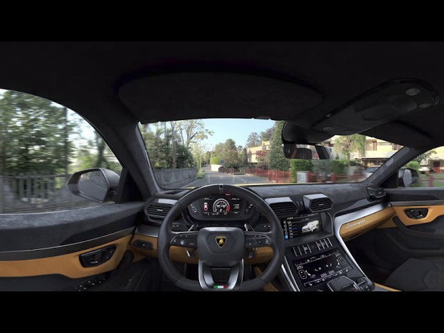 Lamborghini URUS - 12K Interior 360 video - VRED 32bit render