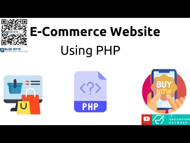 Ecommerce Website With PHP & MySql - 13 - Navigation bar design