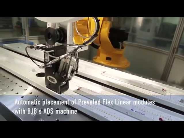 BJB - Automatic placement, wiring and testing of Osram Prevaled Flex Linear modules
