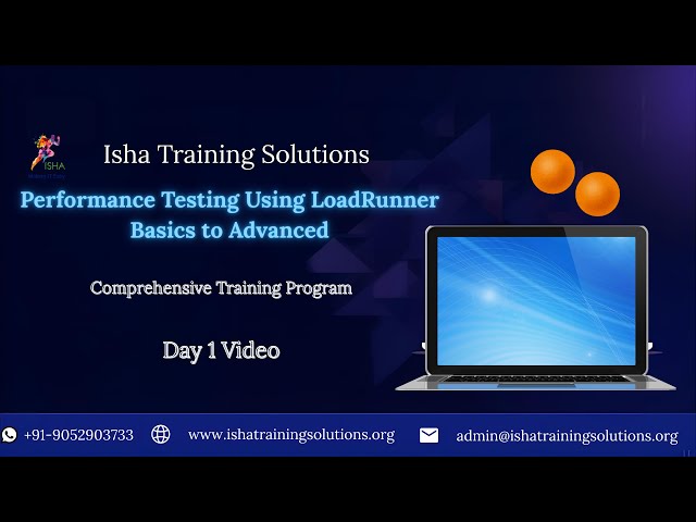 Performance Testing with LoadRunner Day 1 on 21st Jan 2026.WhatsApp us at +91-9133190573 to enroll.