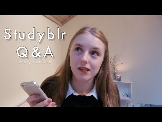 Studyblr Q&A // MaryPlethora