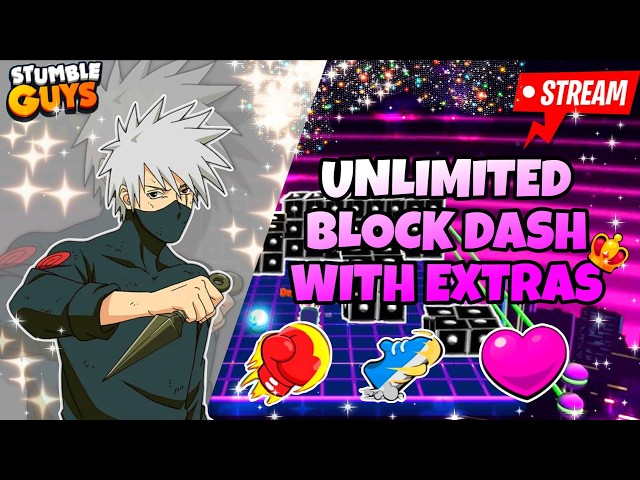 🔥 *UNLIMITED BLOCK DASH EXTRAS LIVE!*💎 | Stumble Guys LIVE CODE 🟩 (JOIN FAST!!)