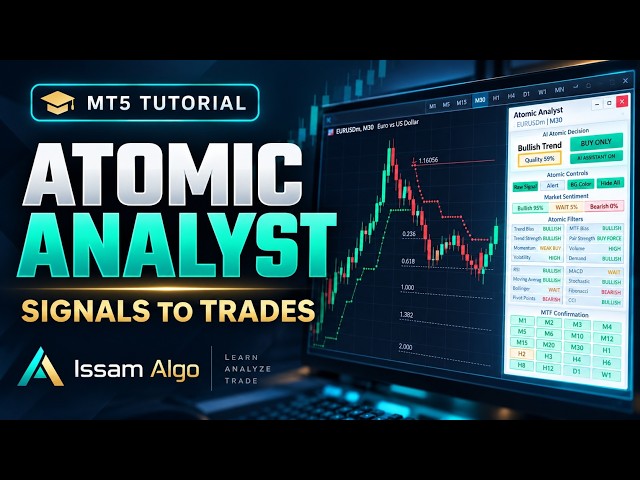 Atomic Analyst MT5 Tutorial | Signals, AI Filter & Trade Management