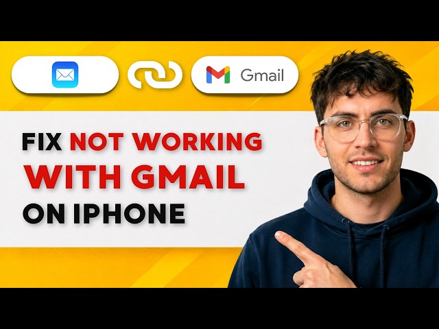 How to Fix Apple Mail Not Working with Gmail on iPhone [2026 Full Guide]