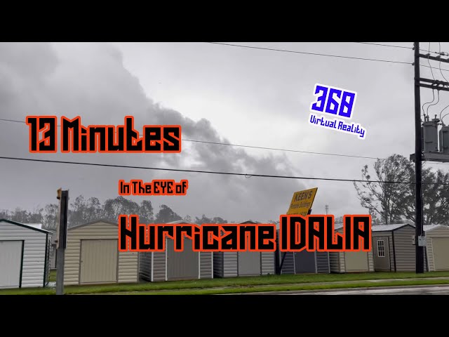 13 Minutes INSIDE Hurricane IDALIA In 360 Virtual Reality