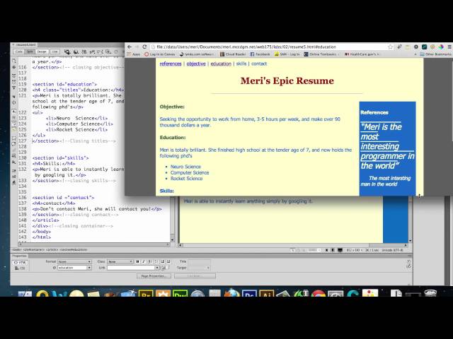 Evolution of web layout...final step...for now!