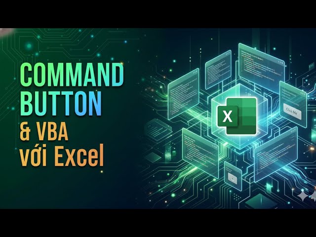 [EXCEL] COMMAND BUTTON (Nút ấn) - KỸ NĂNG TIN HỌC VĂN PHÒNG