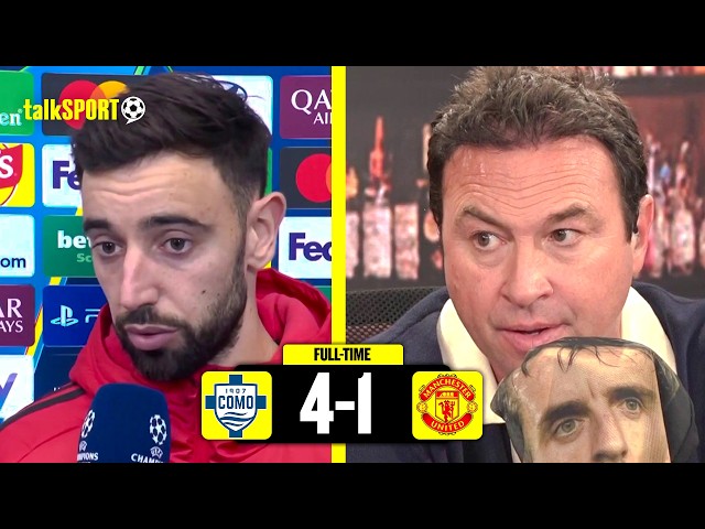 "WORSE THAN MARTINEZ!" Jason Cundy SLAMS Bruno Fernandes for Carrick comments after Como loss!