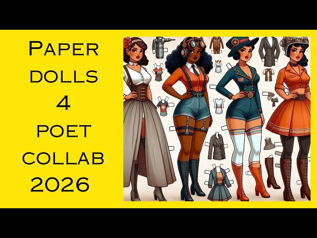 #paperdolls4poet2026 Colorize Tim Holtz 