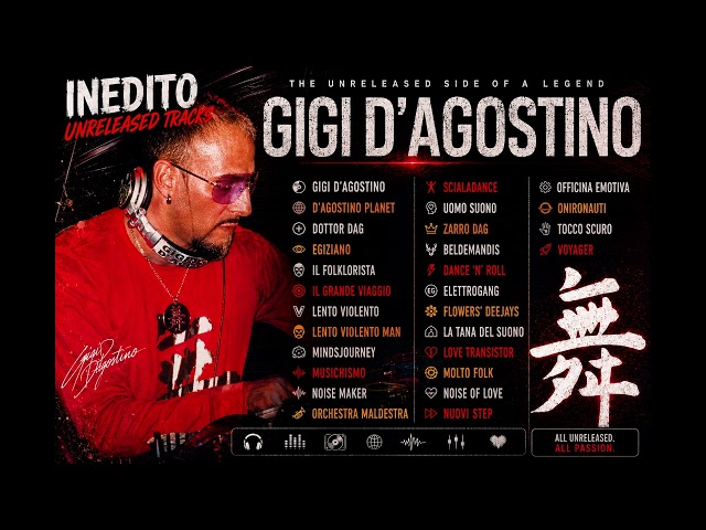 Gigi D'Agostino , Gigi Noise Maker , Circo Uonz - "Antistress" , " Trip a Colori"  - Inedito