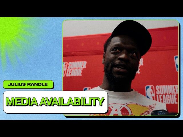 Julius Randle's First Media Availability as a Brooklyn Net | July 10, 202