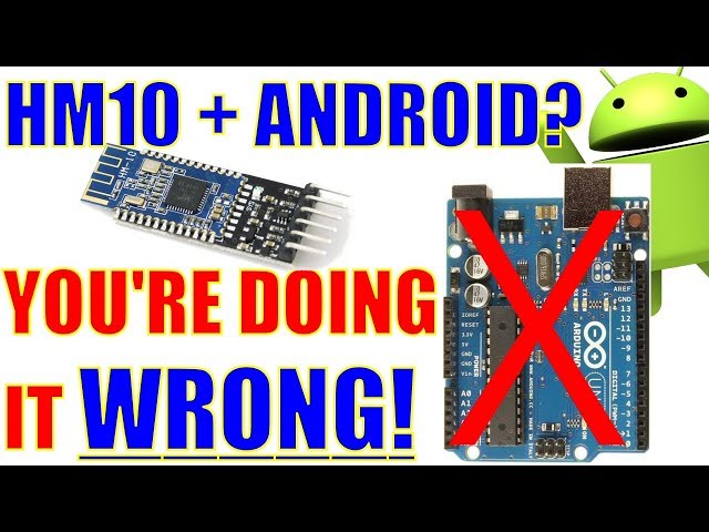 HM-10 BLE Android App using HM10 & AI2 only.  NO ARDUINO