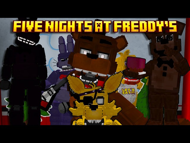 THIS MINECRAFT FREDBEARS ADDON GOT A FANTASTIC UPDATE! (Treblox's Fredbears Diner Mod Showcase)
