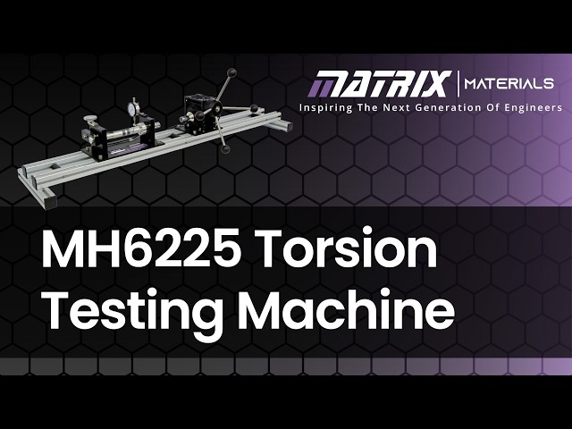 Materials & Vibration - Torsion Testing Machine Overview